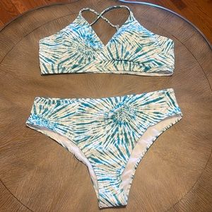 Shien tie dye bikini new without tags